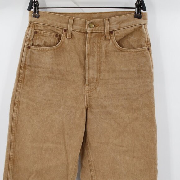 B Sides Jeans Womens 27 Straight Leg High Rise 5 Pockets Denim Made in USA - Picture 2 of 11